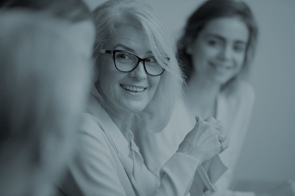 female solicitor with glasses