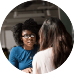 women talking